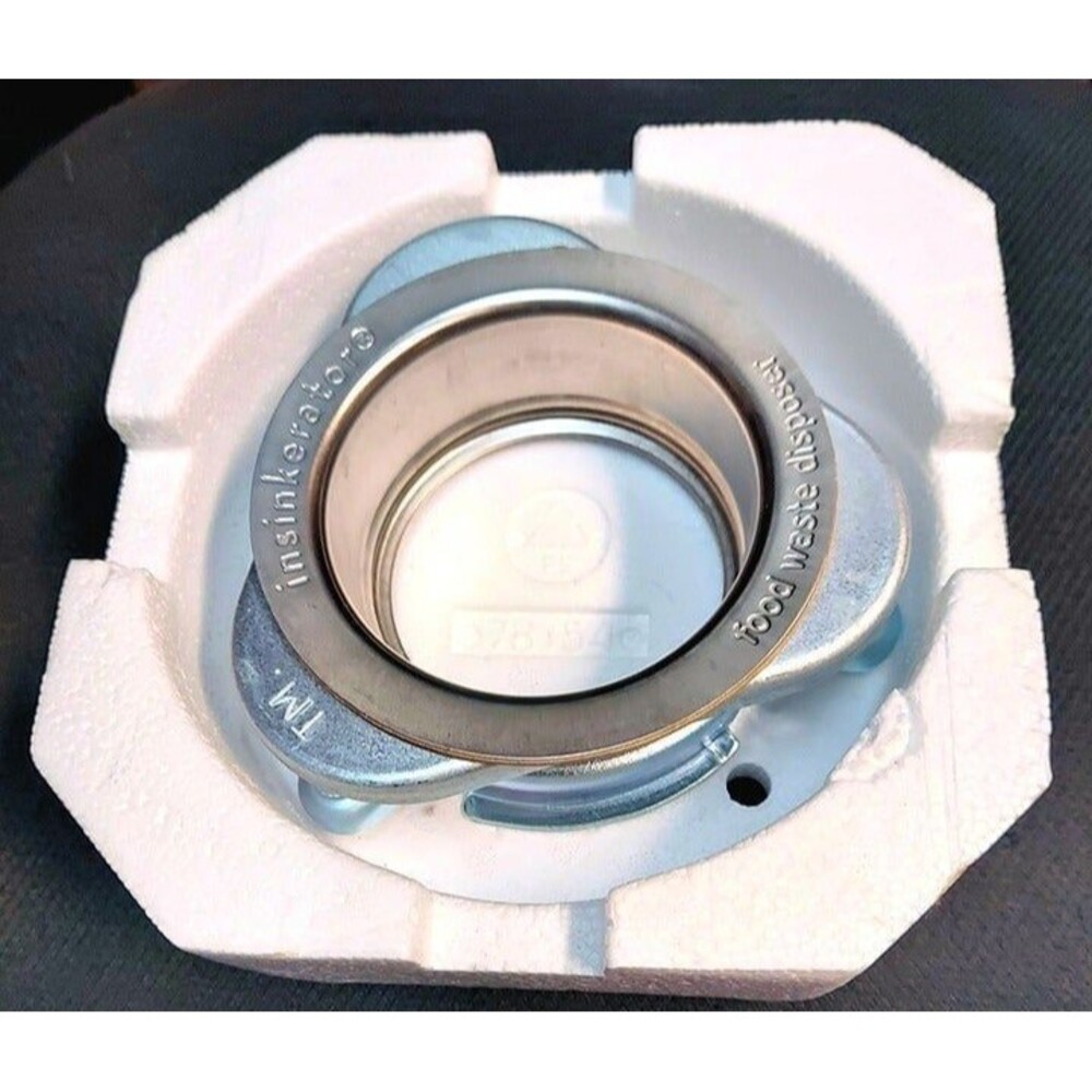 Insinkerator Flange and Mounting Ring 3.25-4.5" for Disposer, Stainless Steel